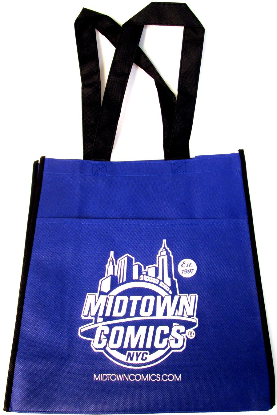 Midtown Comics Logo Recycled Shopper Tote (13.5-in x 12-in x 4.5-in)