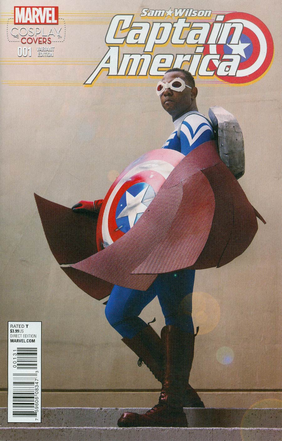 Captain America Sam Wilson #1 Cover C Incentive Cosplay Variant Cover