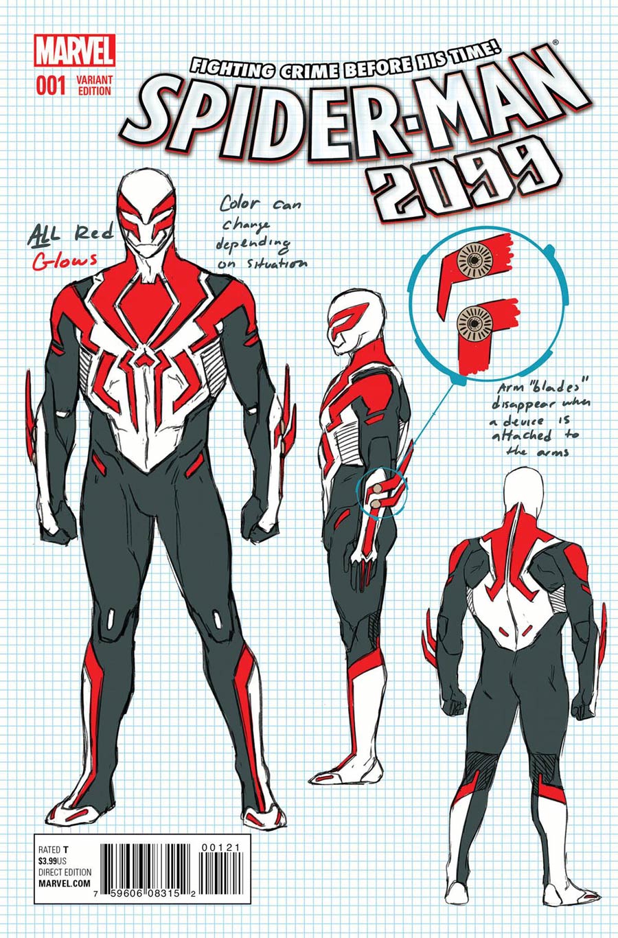 Spider-Man 2099 Vol 3 #1 Cover C Incentive Kris Anka Design Variant Cover