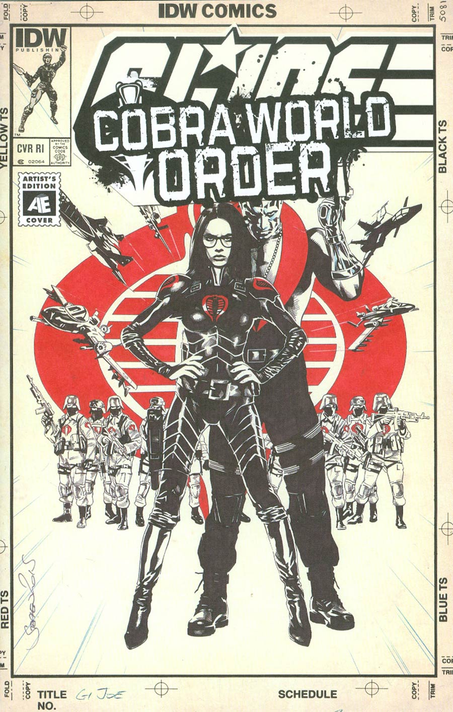 GI Joe A Real American Hero Cobra World Order Prelude Cover E Incentive Stephen Mooney Artists Edition Variant Cover