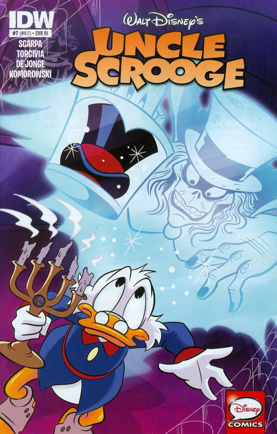Uncle Scrooge Vol 2 #7 Cover C Incentive Derek Charm Disney Legacy Haunted Mansion Variant Cover