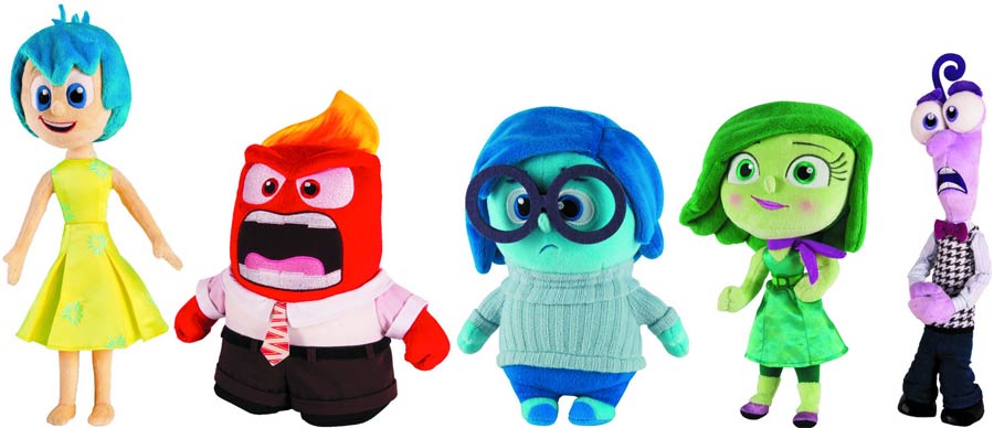 Disney Pixar Inside Out Feature Plush Assortment Case