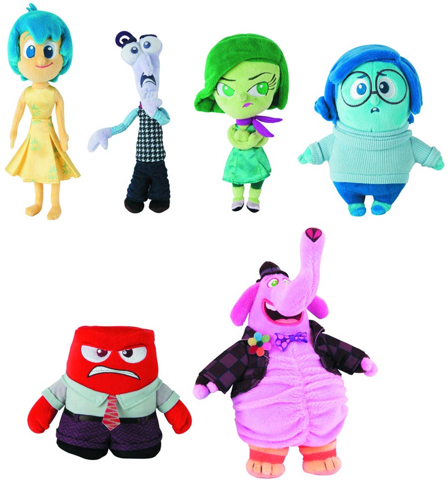 Disney Pixar Inside Out Plush Assortment Case