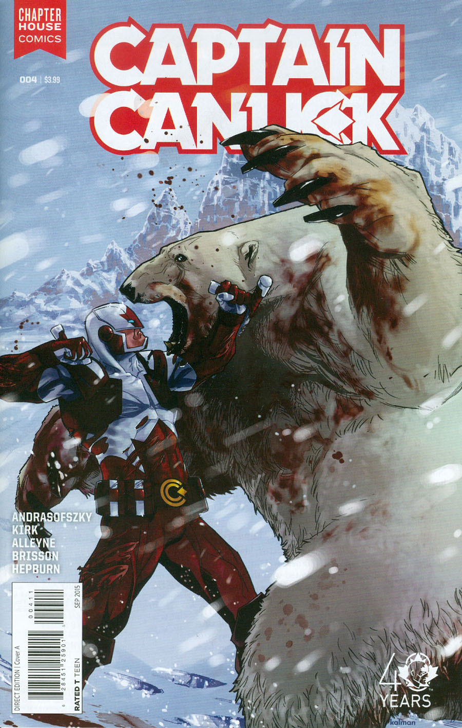 Captain Canuck Vol 2 #4 Cover A Regular Kalman Andrasofszky Cover