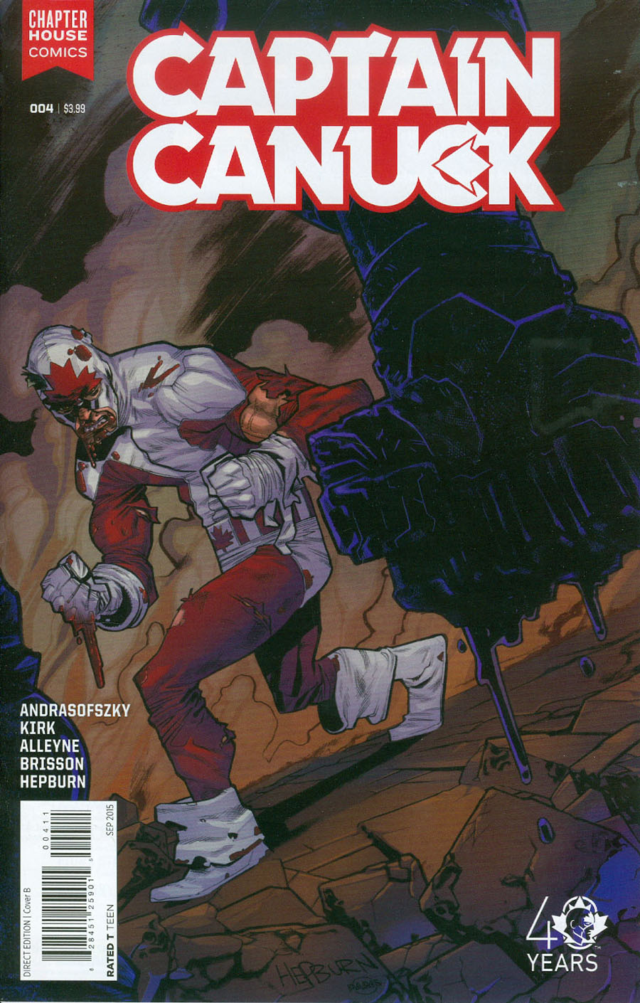 Captain Canuck Vol 2 #4 Cover B Regular Scott Hepburn Cover