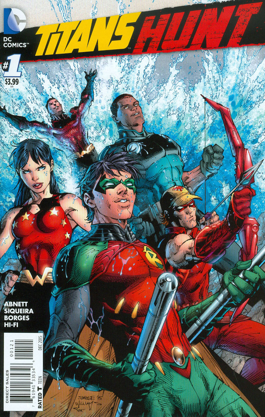 Titans Hunt #1 Cover B Incentive Jim Lee Variant Cover