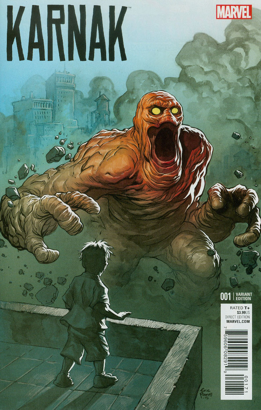 Karnak #1 Cover D Incentive Eric Powell Kirby Monster Variant Cover