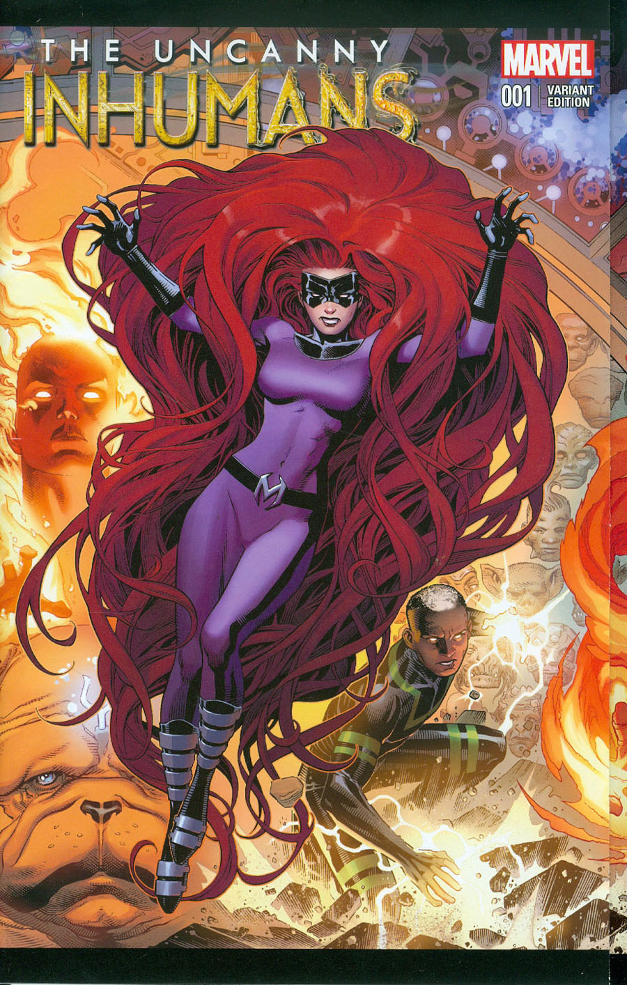 Uncanny Inhumans #1 Cover J Incentive Jim Cheung Gatefold Variant Cover