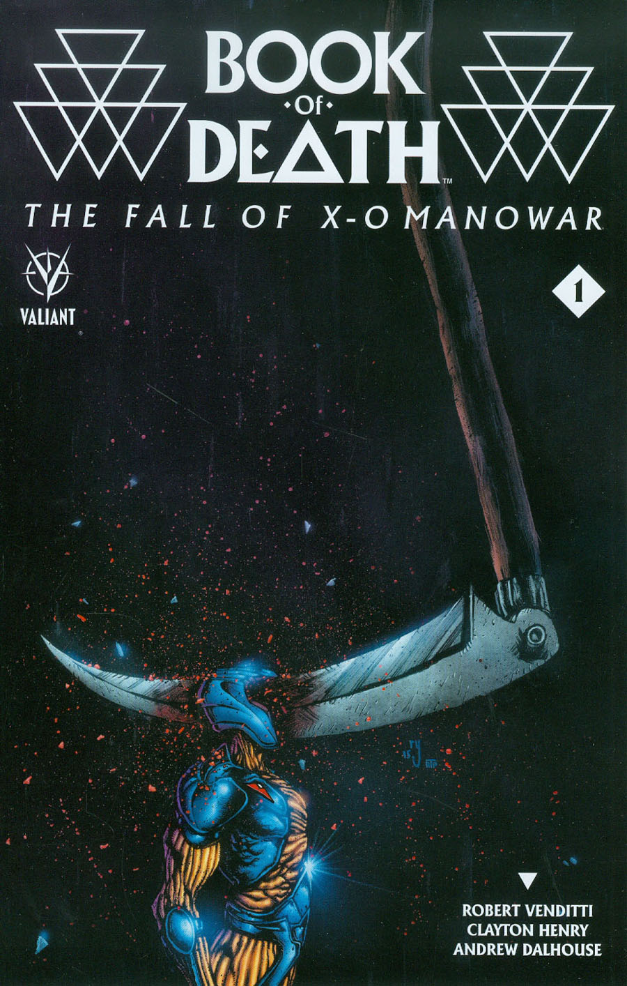 Book Of Death Fall Of X-O Manowar #1 Cover C Incentive Ryan Lee Variant Cover