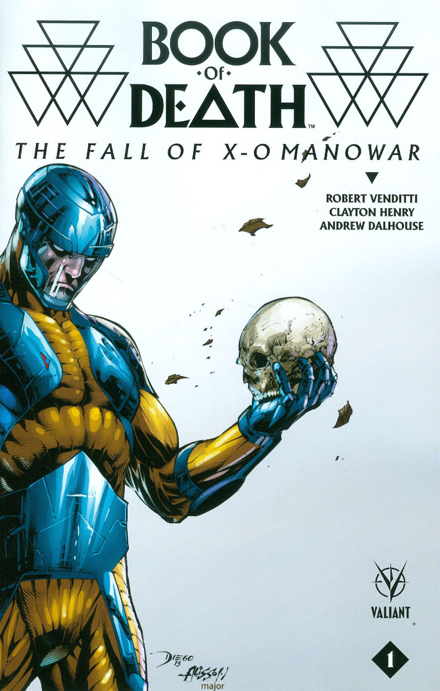 Book Of Death Fall Of X-O Manowar #1 Cover D Incentive Diego Bernard Variant Cover