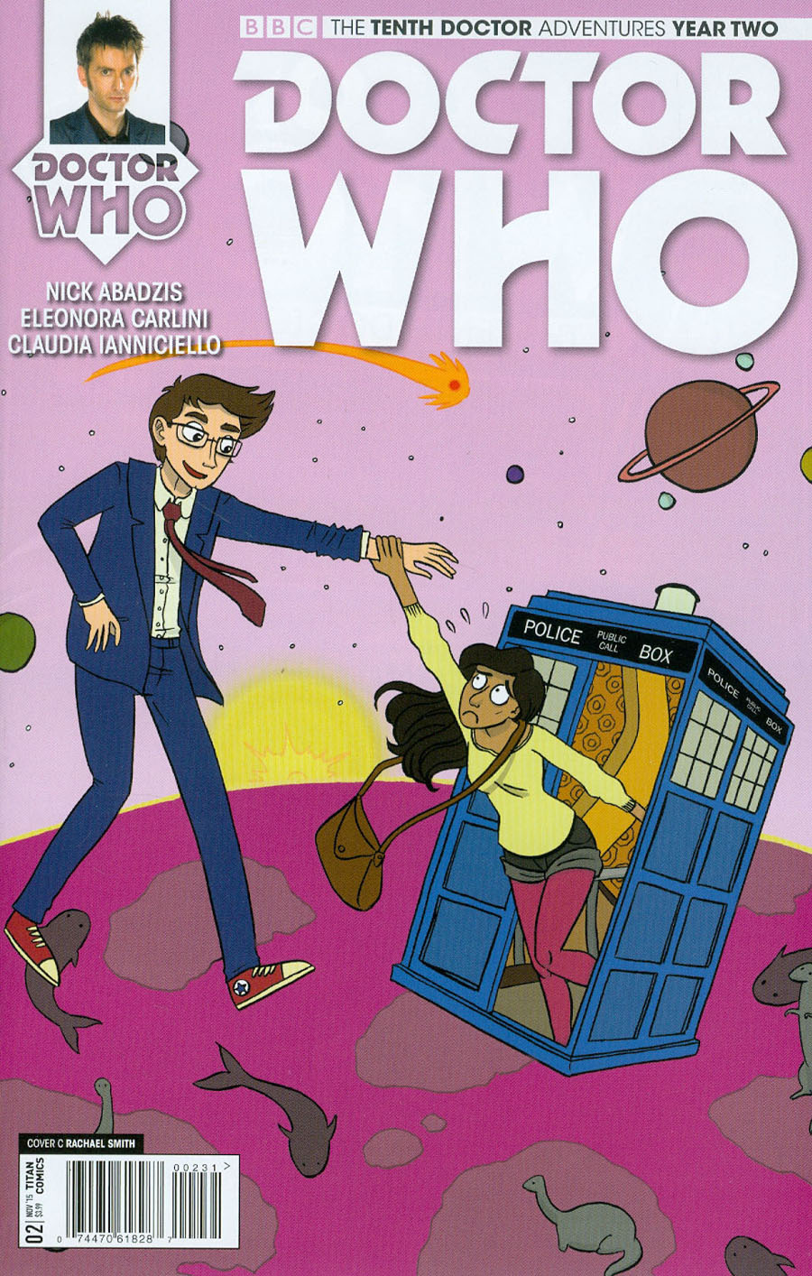 Doctor Who 10th Doctor Year Two #2 Cover C Incentive Rachael Smith Variant Cover