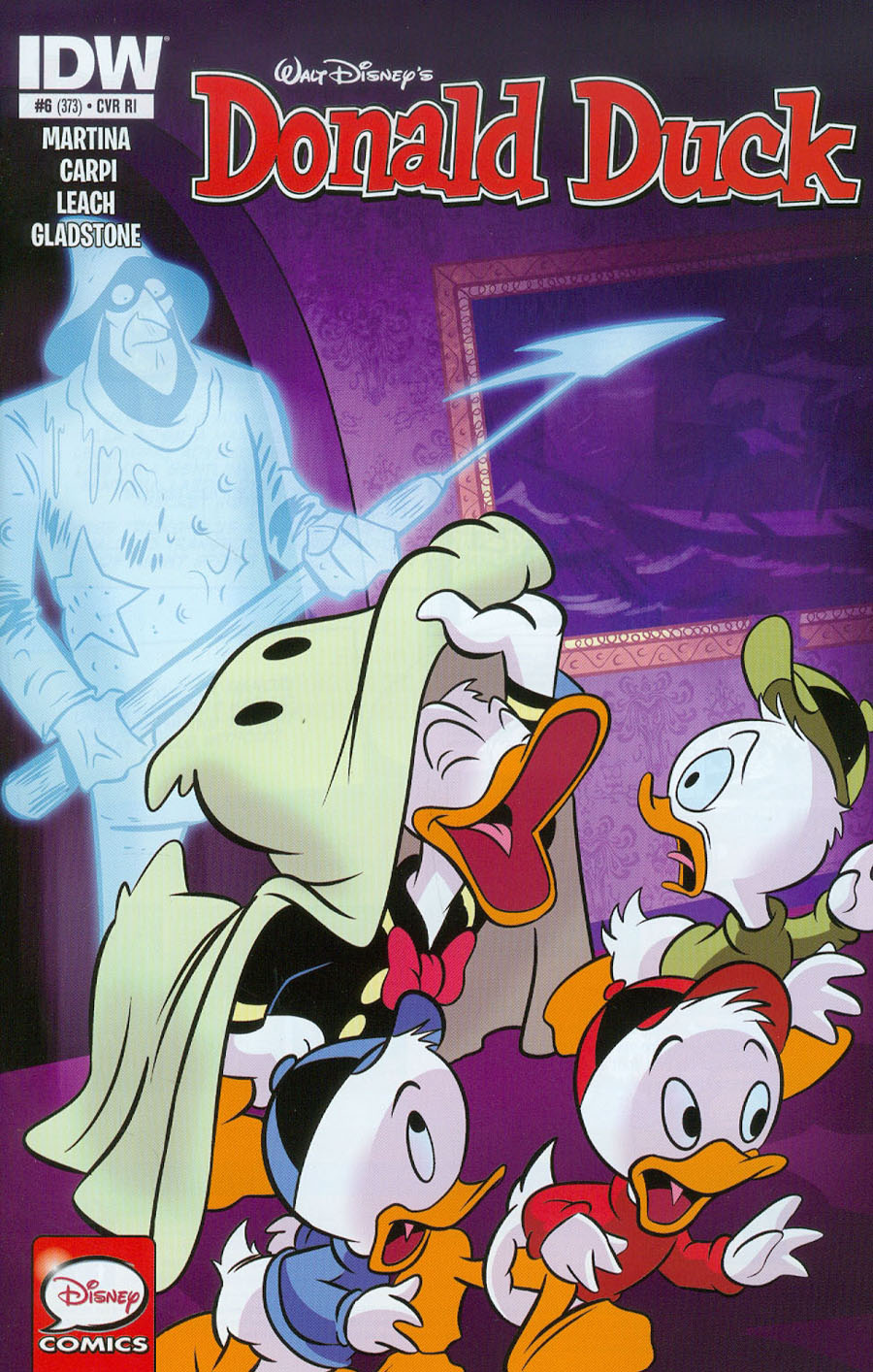 Donald Duck Vol 2 #6 Cover C Incentive Derek Charm Disney Legacy Haunted Mansion Variant Cover