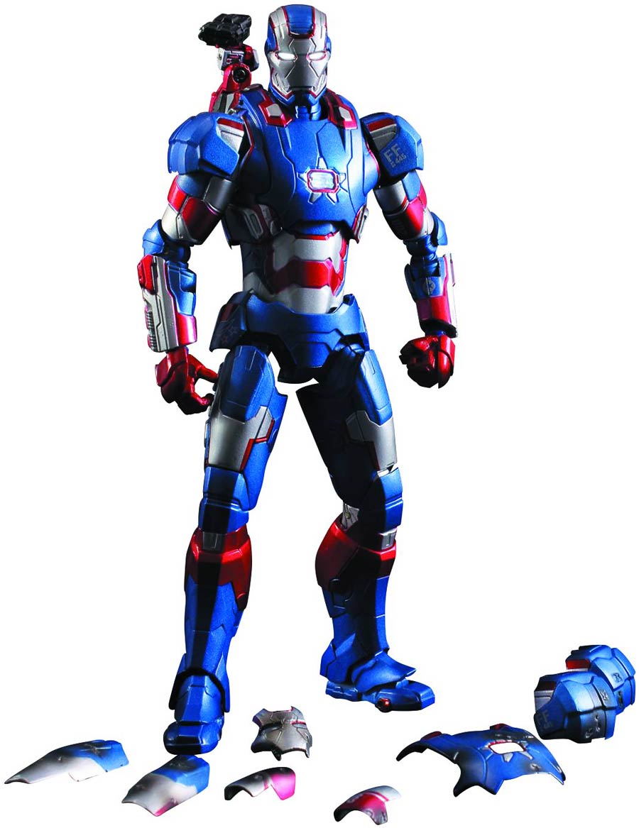Iron Man 3 Iron Patriot Super Alloy 1/12 Scale Figure