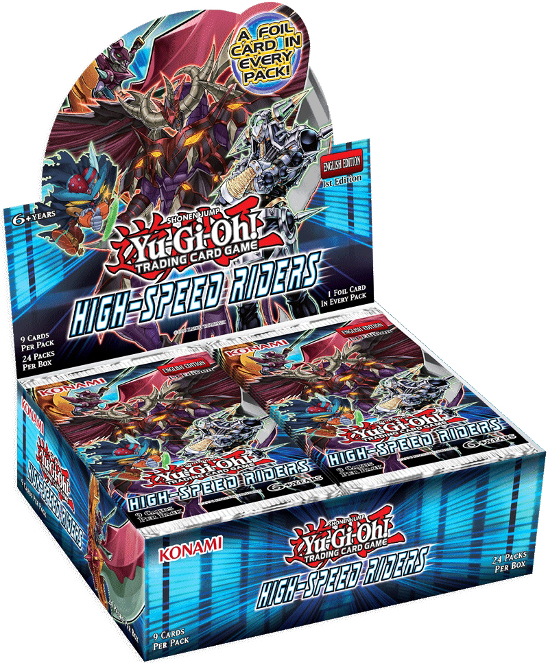 Yu-Gi-Oh TCG High Speed Riders Display Of 24 Booster Packs