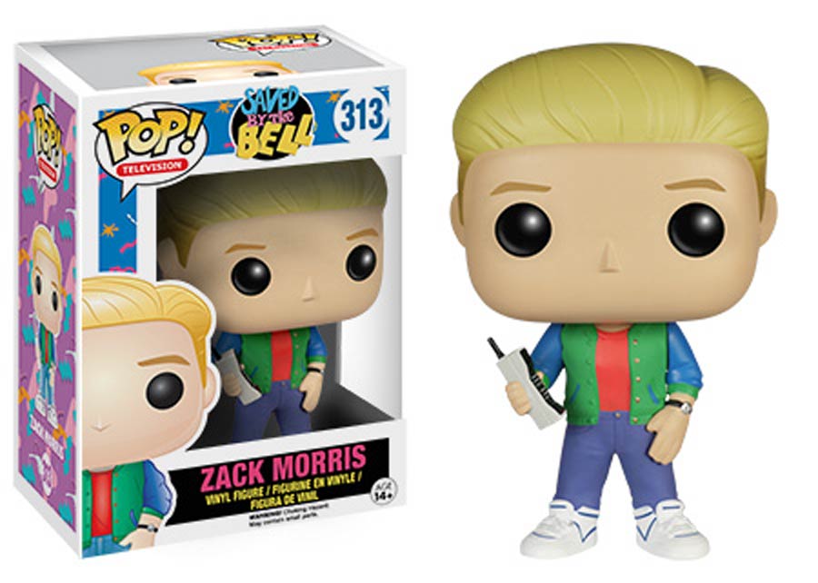 POP Television 313 Saved By The Bell Zack Morris Vinyl Figure