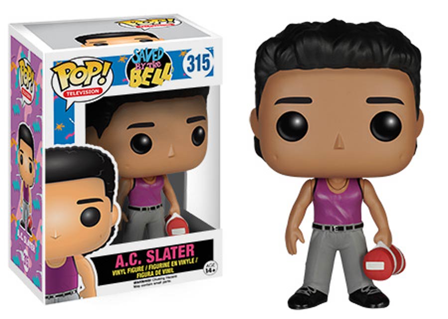 POP Television 315 Saved By The Bell AC Slater Vinyl Figure