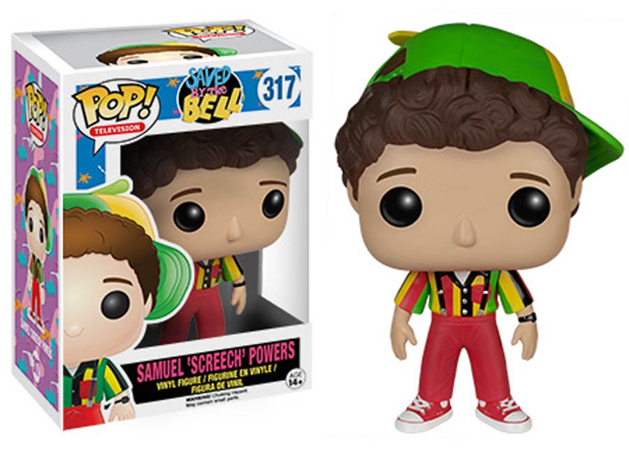 POP Television 317 Saved By The Bell Samuel Screech Powers Vinyl Figure