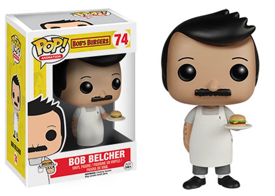 POP Animation 74 Bobs Burgers Bob Belcher Vinyl Figure