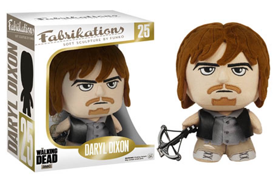 Fabrikations 25 The Walking Dead Daryl Dixon 6-Inch Sculpted Plushie