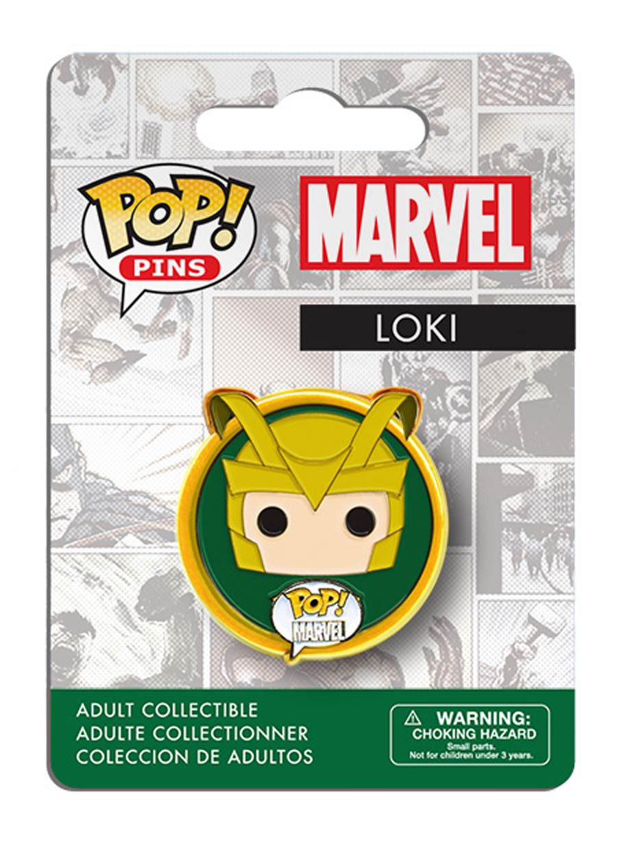 POP Pins 1.25-inch Enamel Pin - Loki