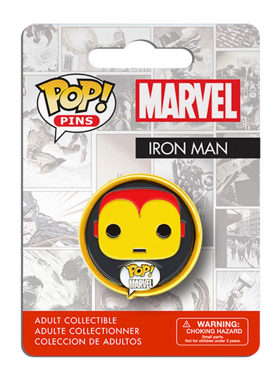 POP Pins 1.25-inch Enamel Pin - Iron Man