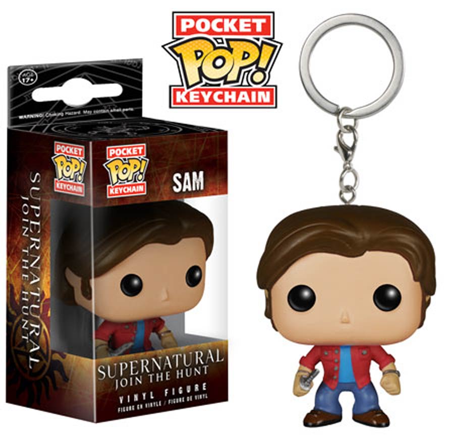 POP Supernatural Sam Vinyl Figure Pocket Keychain