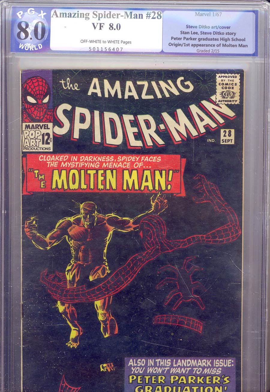 Amazing Spider-Man #28 Cover B PGX 8.0
