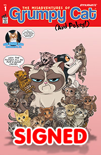 Grumpy Cat #1 Cover O Save Whiskers Rescue Orgnanization Exlusive Ken Haesar Variant Cover Signed By Ken Haesar