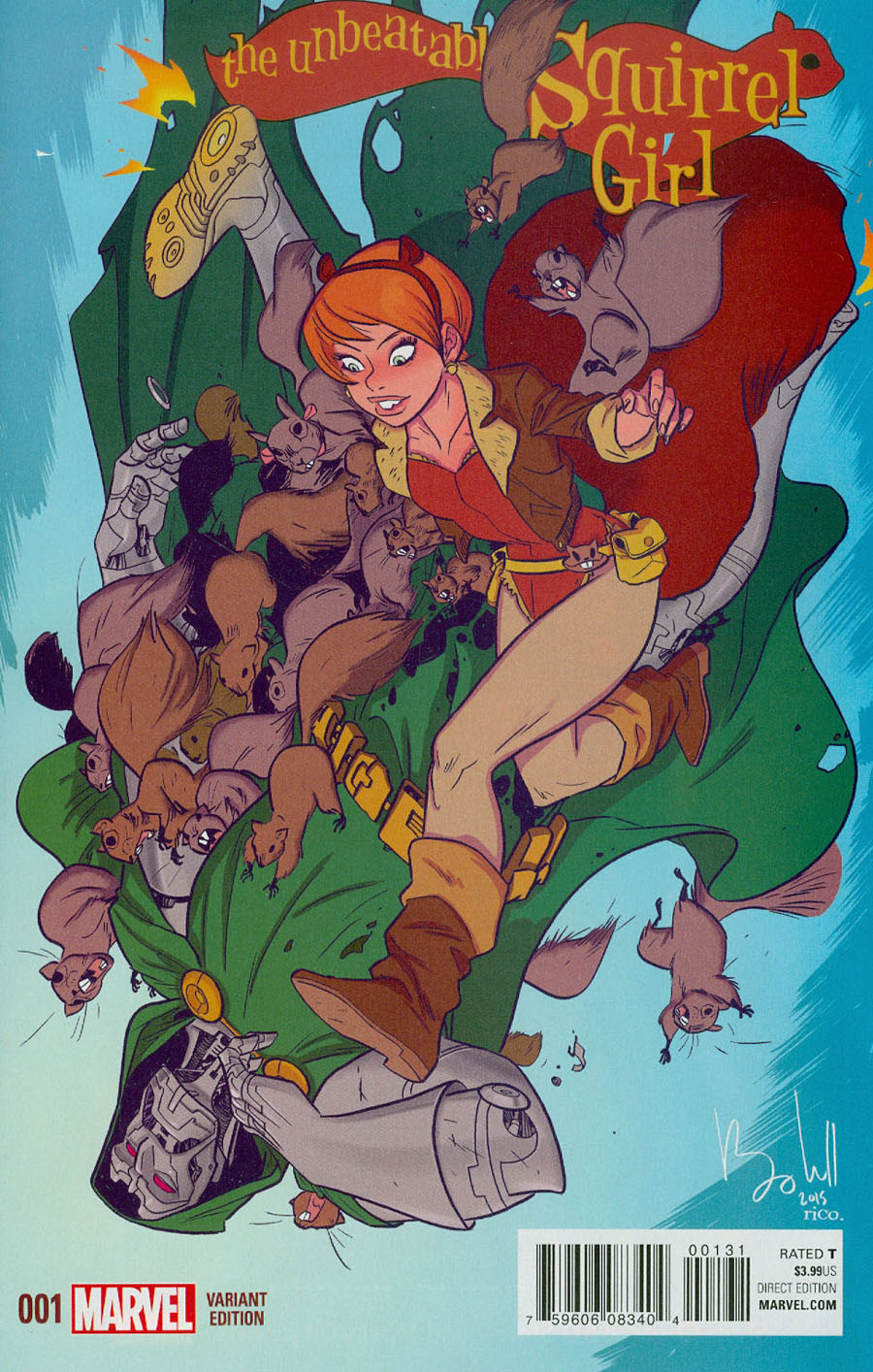 Unbeatable Squirrel Girl Vol 2 #1 Cover D Incentive Ben Caldwell Variant Cover