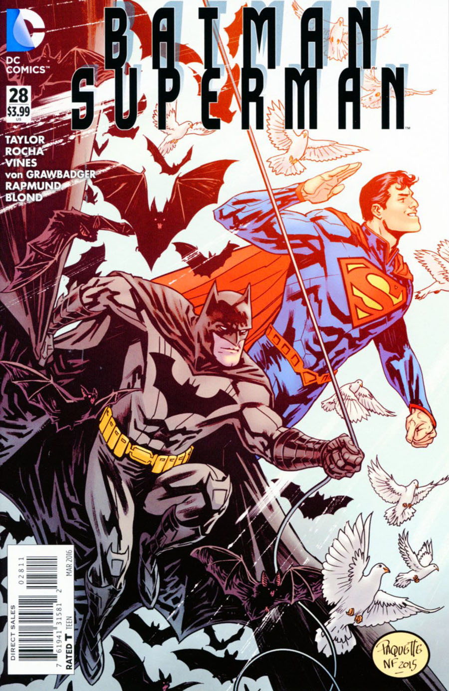 Batman Superman #28 Cover A Regular Yanick Paquette Cover