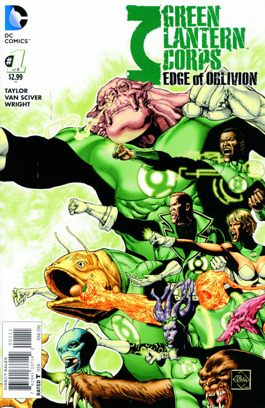 Green Lantern Corps Edge Of Oblivion #1 Cover A Regular Ethan Van Sciver Cover