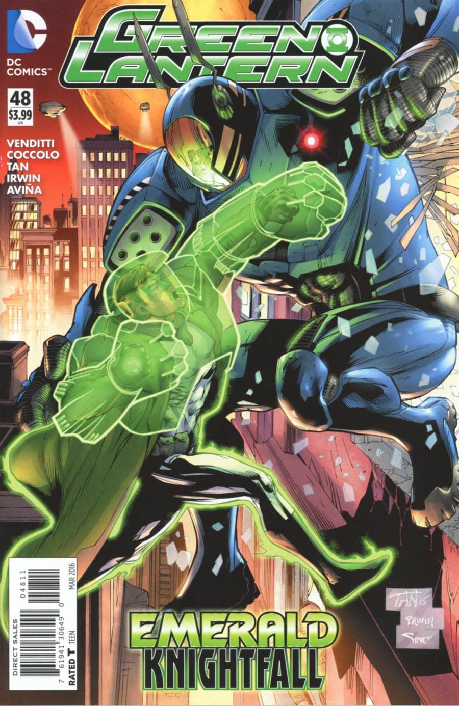 Green Lantern Vol 5 #48 Cover A Regular Billy Tan Cover