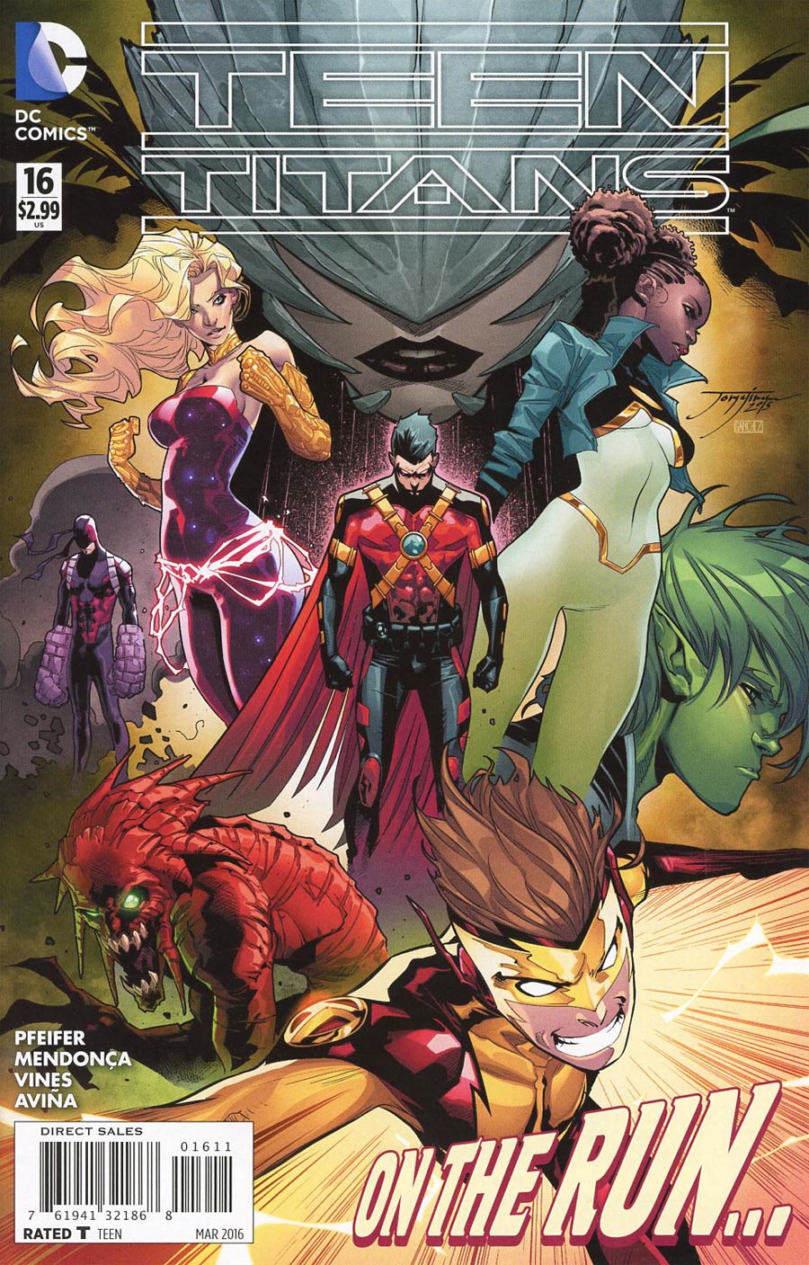 Teen Titans Vol 5 #16 Cover A Regular Jorge Jimenez Cover