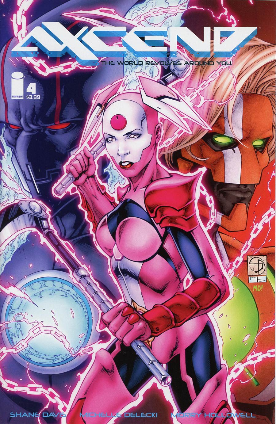 Axcend #4 Cover A Regular Shane Davis Michelle Delecki And Morry Hollowell Cover