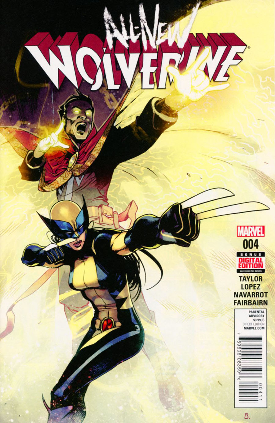 All-New Wolverine #4 Cover A 1st Ptg Regular Bengal Cover