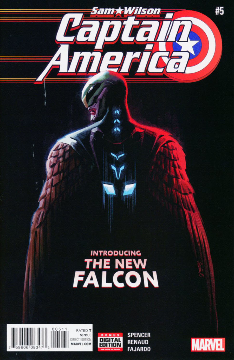 Captain America Sam Wilson #5 Cover A 1st Ptg