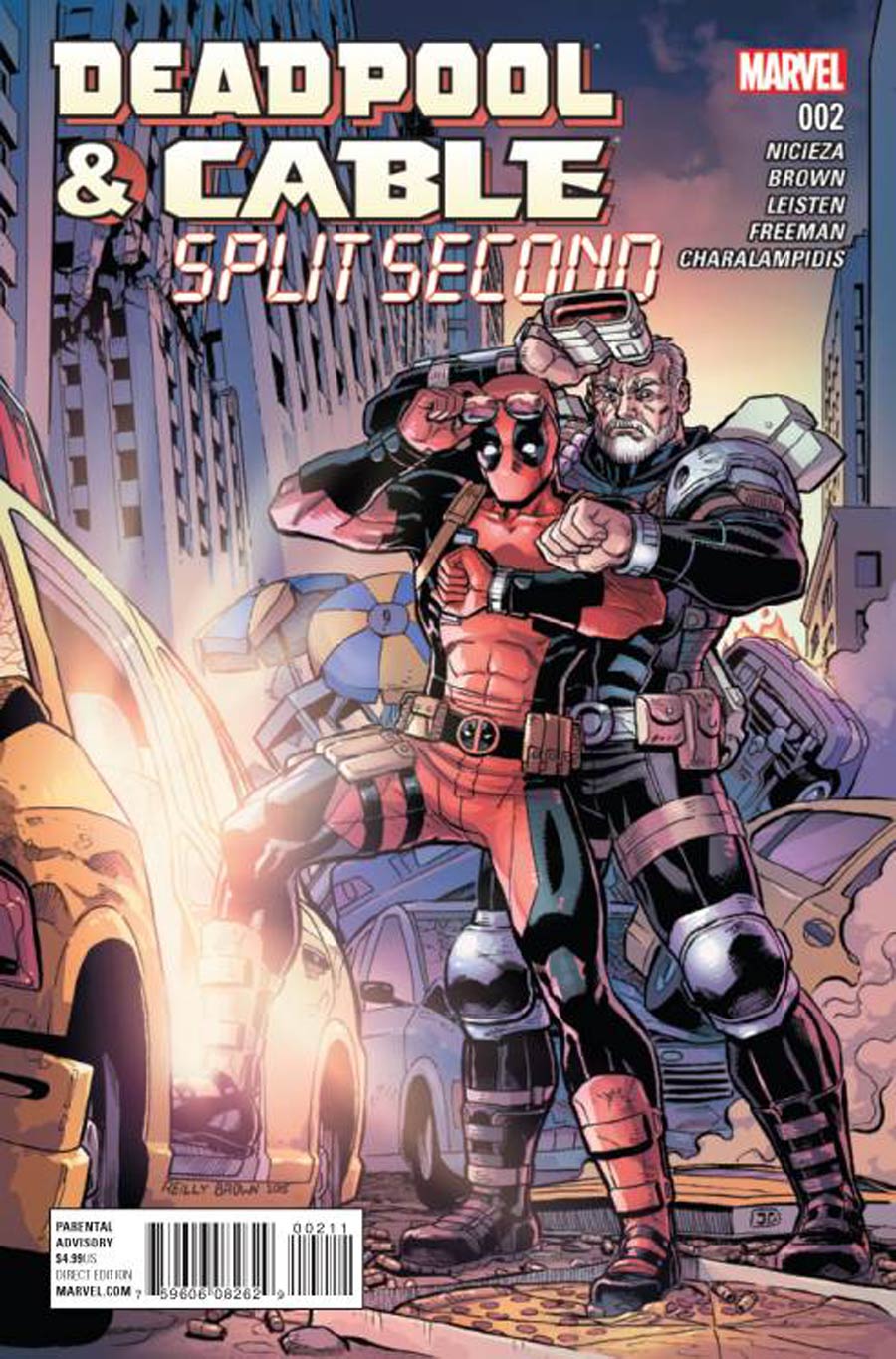 Deadpool And Cable Split Second #2