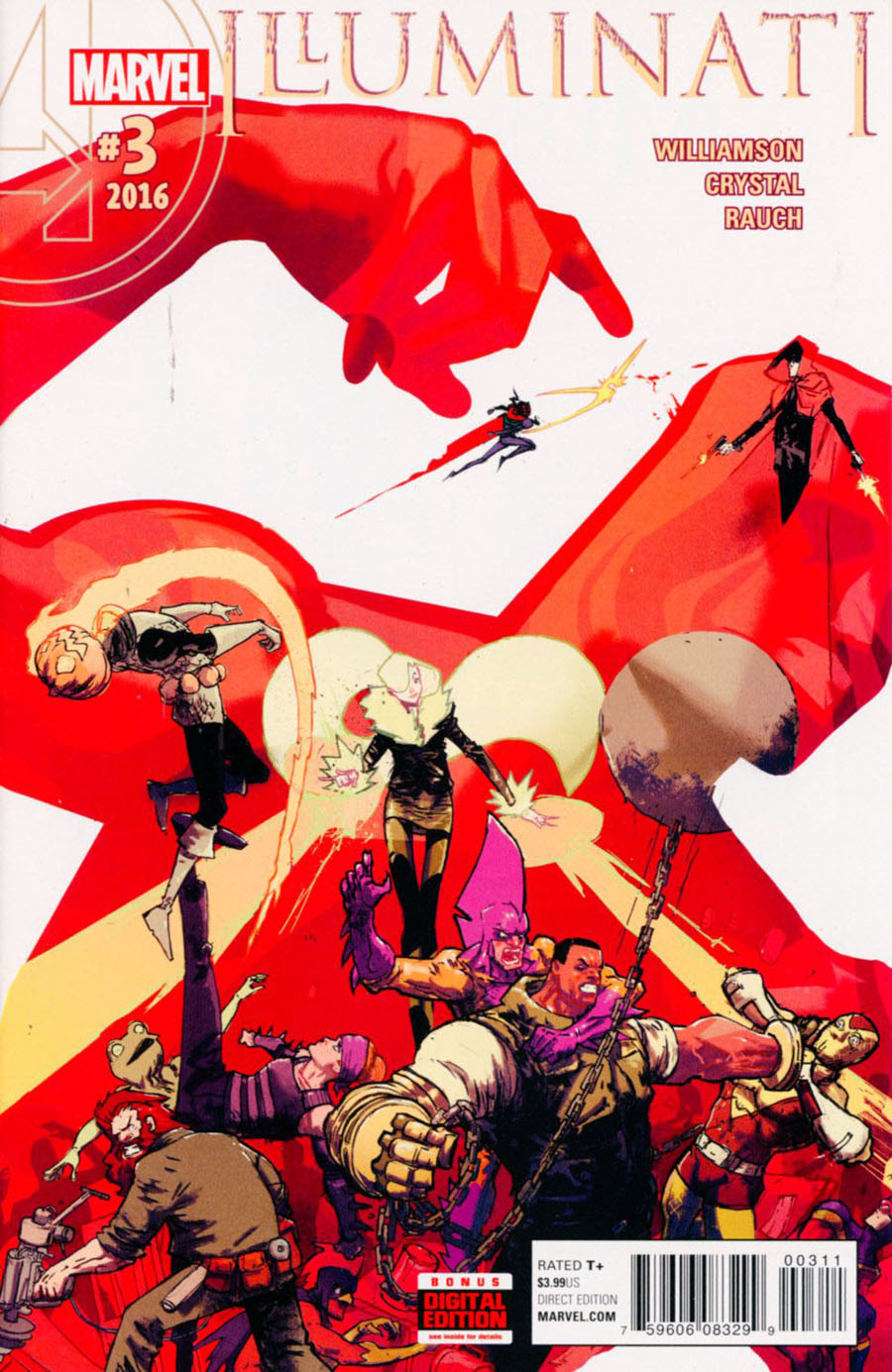 Illuminati #3 Cover A Regular Riley Rossmo Cover