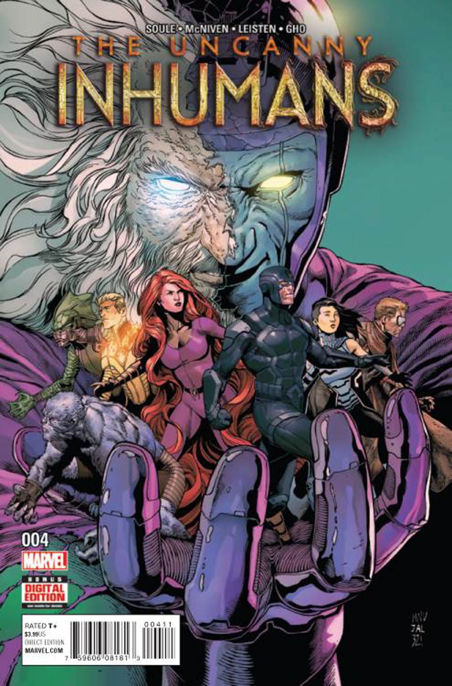 Uncanny Inhumans #4 Cover A 1st Ptg Regular Steve McNiven Cover