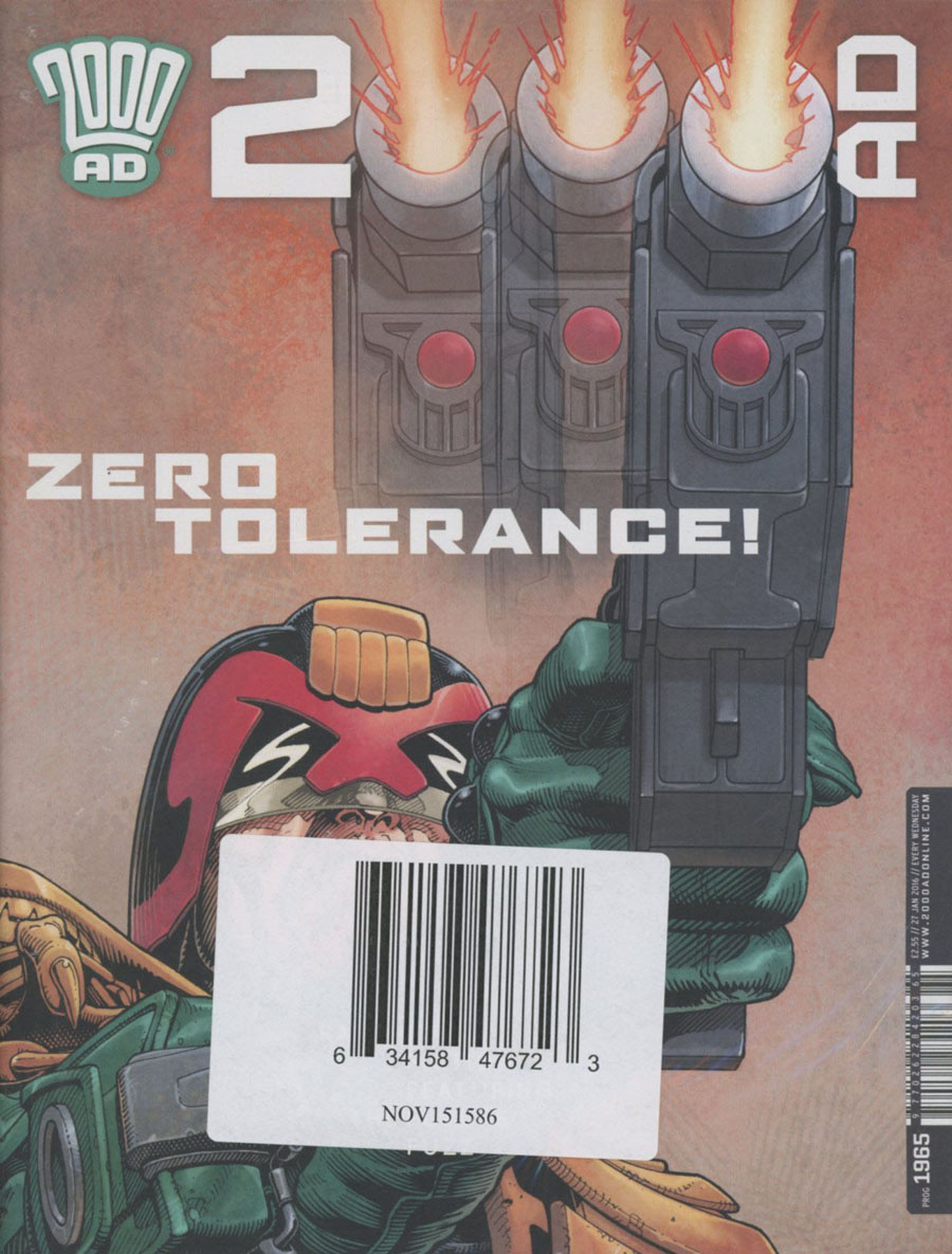 2000 AD #1962 - 1965 Pack January 2016