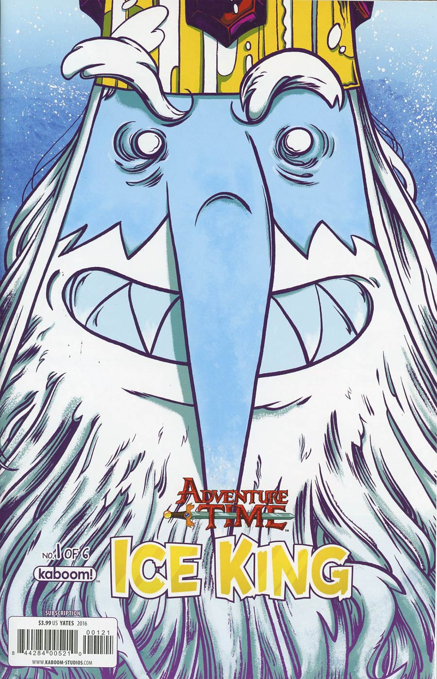 Adventure Time Ice King #1 Cover B Variant Wyeth Yates Subscription Cover