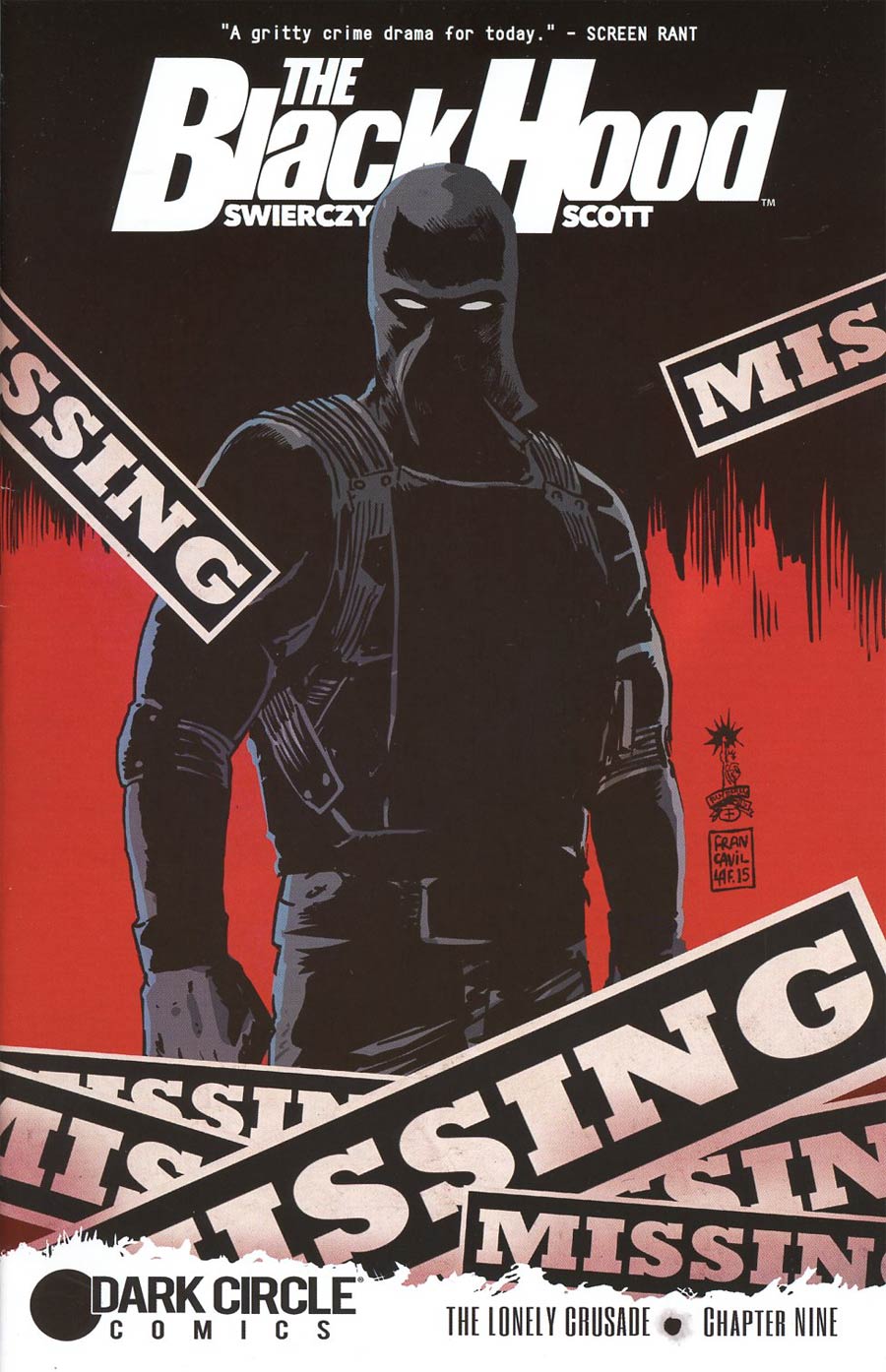 Black Hood Vol 3 #9 Cover A Regular Francesco Francavilla Cover