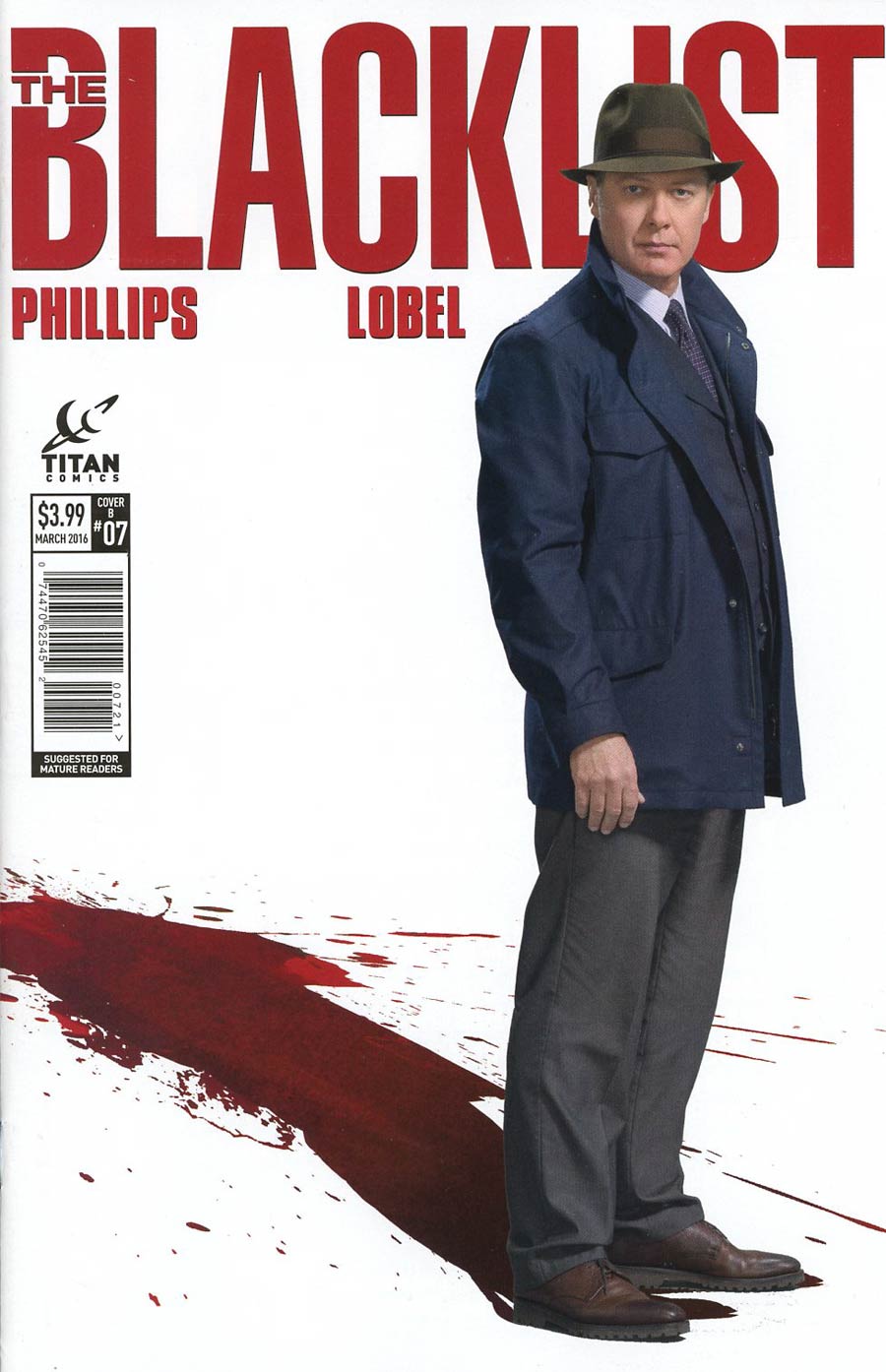 Blacklist #7 Cover B Variant Photo Subscription Cover