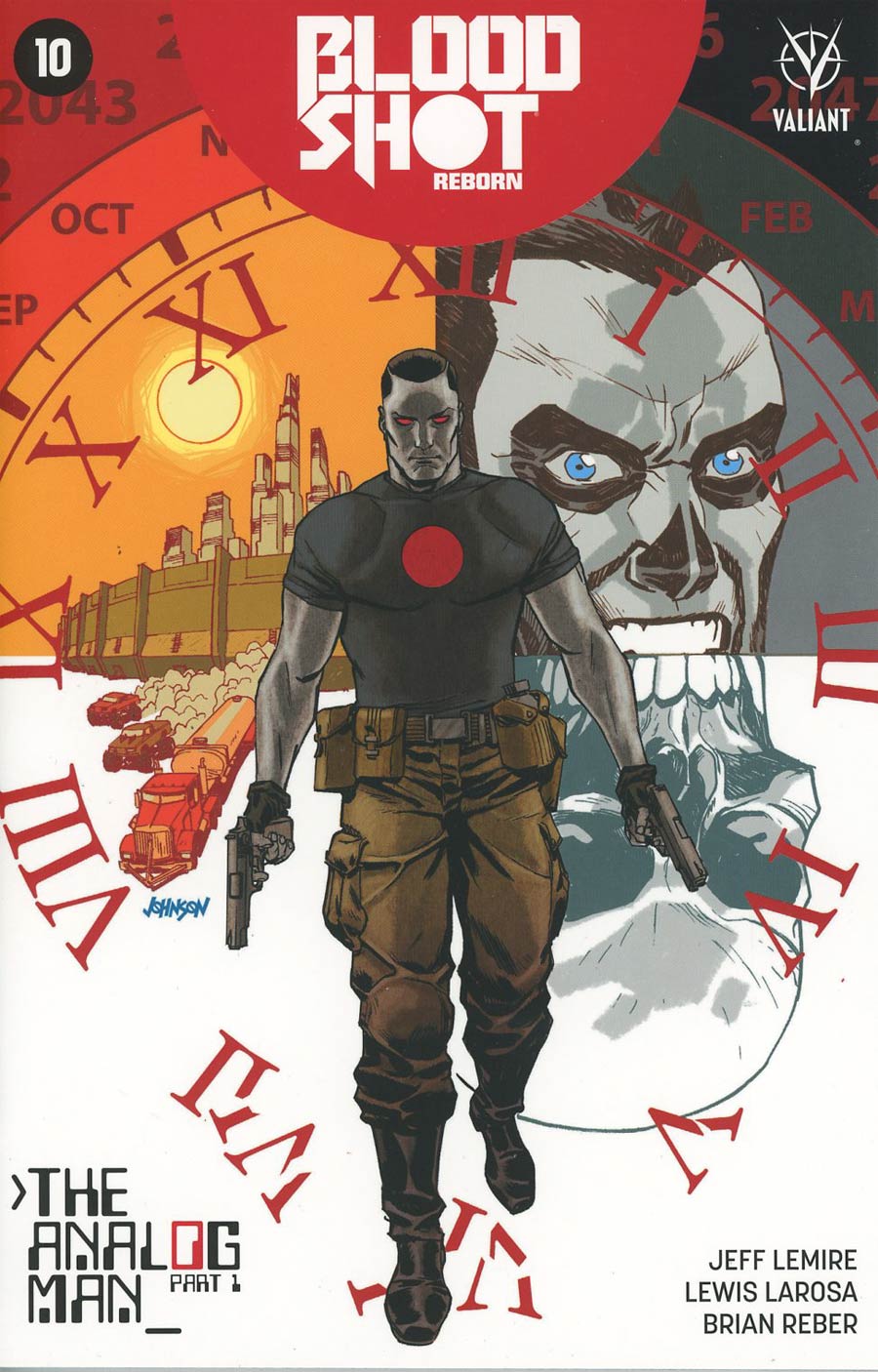 Bloodshot Reborn #10 Cover C Variant Dave Johnson Cover