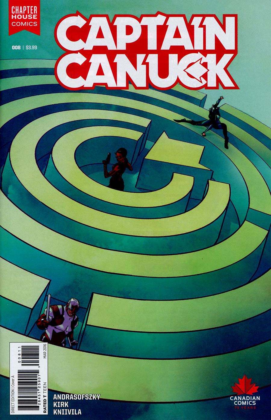 Captain Canuck Vol 2 #8 Cover A Regular Kalman Andrasofszky Cover