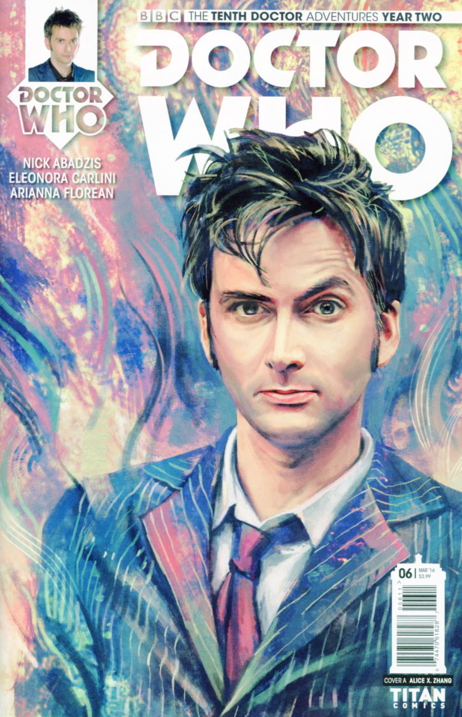 Doctor Who 10th Doctor Year Two #6 Cover A Regular Alice X Zhang Cover