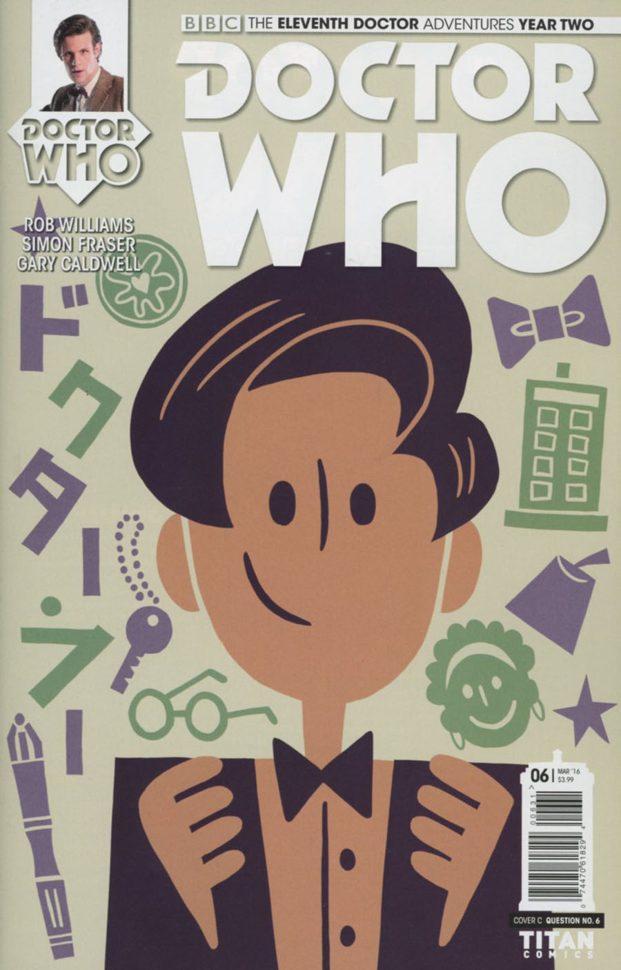 Doctor Who 11th Doctor Year Two #6 Cover C Variant Question No 6 Cover