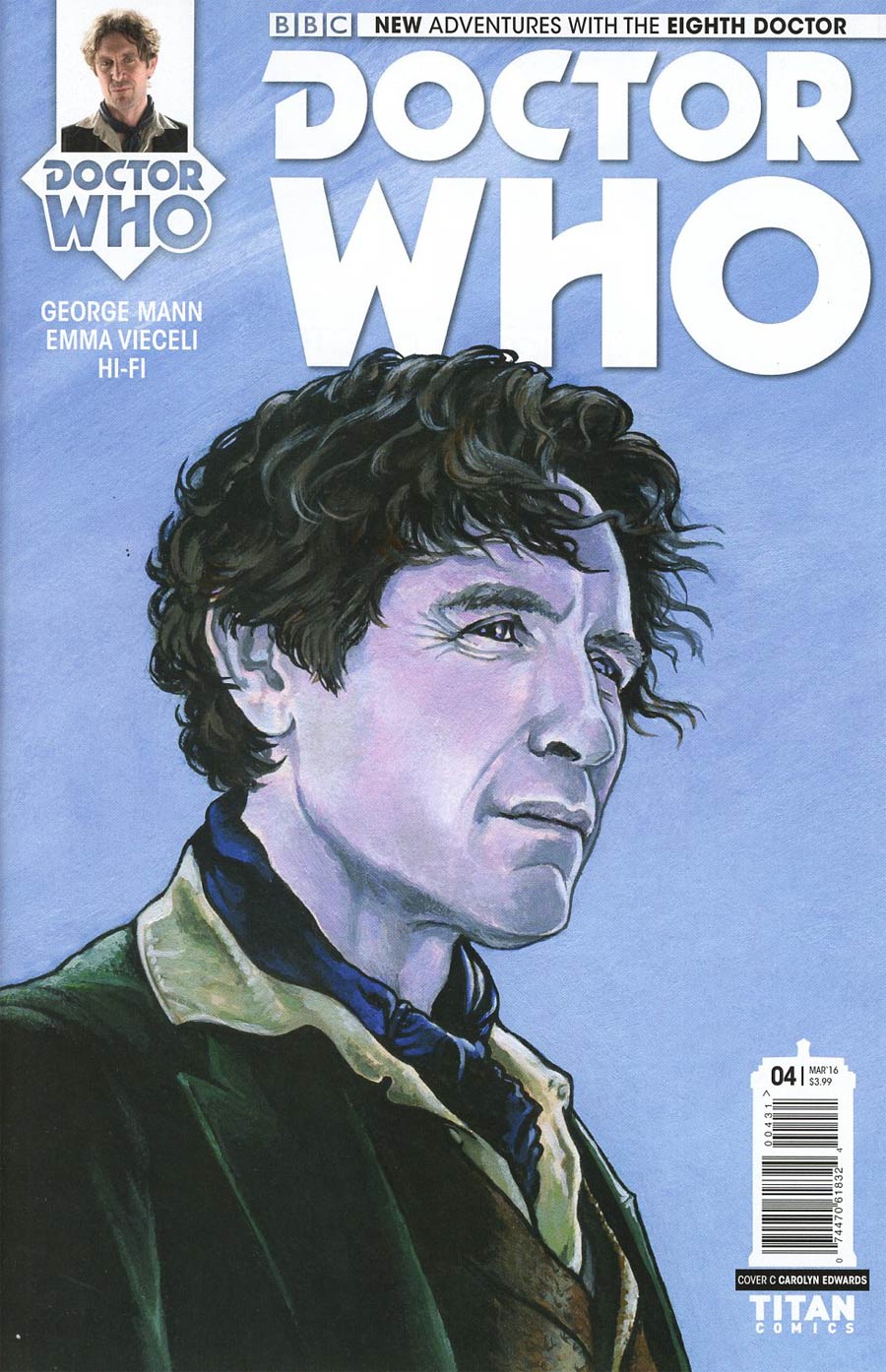 Doctor Who 8th Doctor #4 Cover C Variant Carolyn Edwards Cover