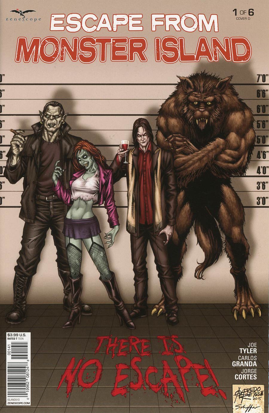 Grimm Fairy Tales Presents Escape From Monster Island #1 Cover D Alfredo Reyes