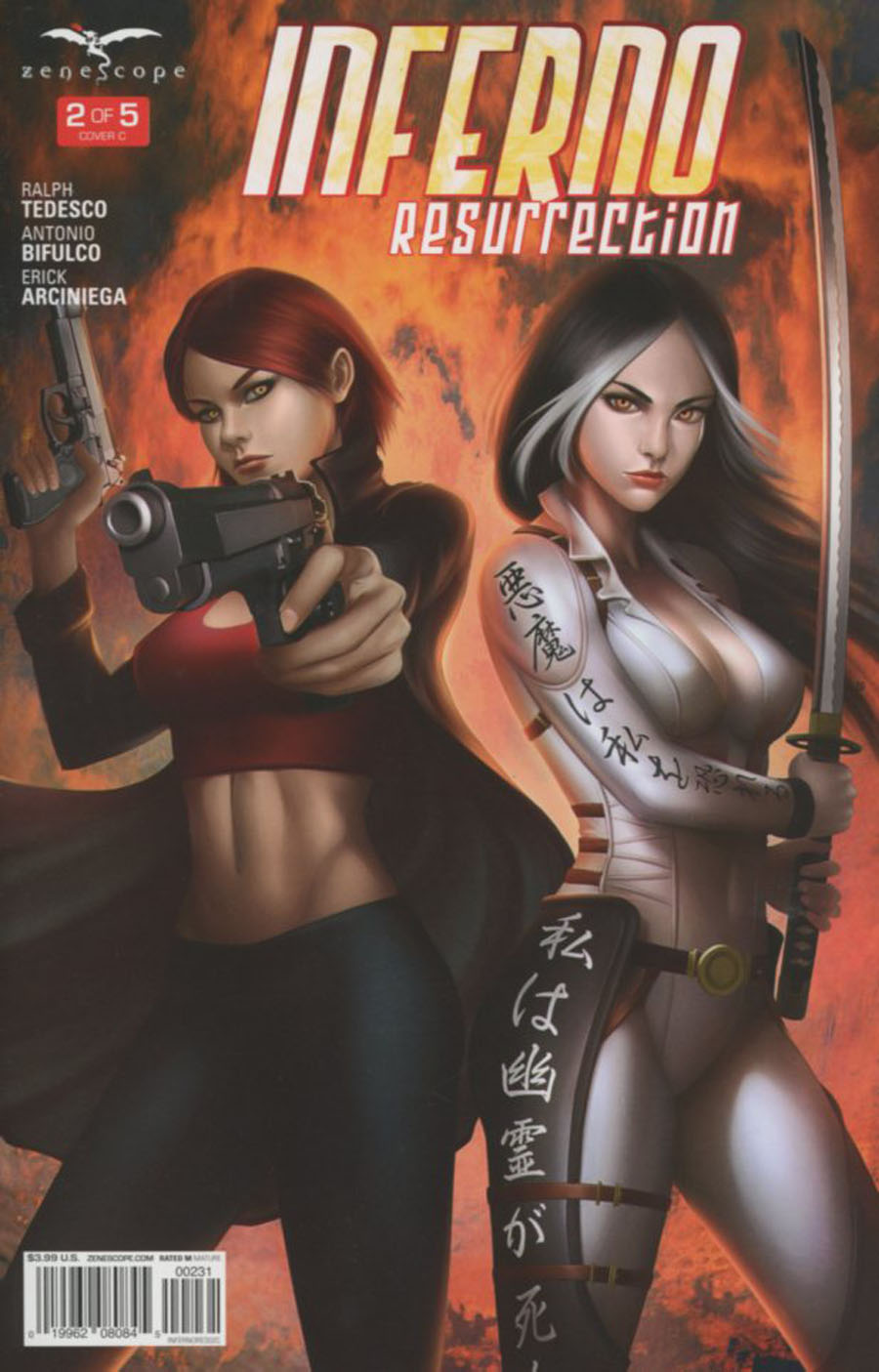 Grimm Fairy Tales Presents Inferno Resurrection #2 Cover C Meguro